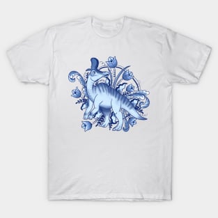 Lambeosaurus in Tulips T-Shirt